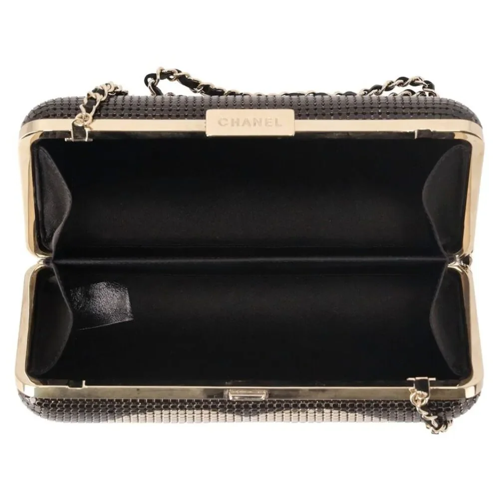 Chanel Chainmail 'CC' Logo  Hologram Minaudiere Bag